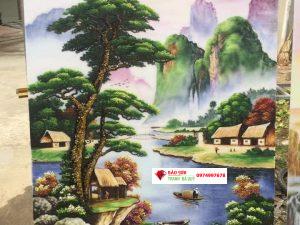 Tranh đá quý phong cảnh
