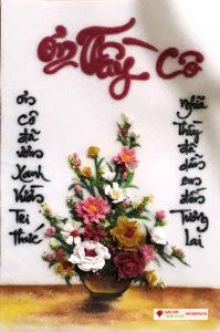 Tranh đá quý chữ
