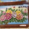 Tranh đá quý hoa mẫu đơn