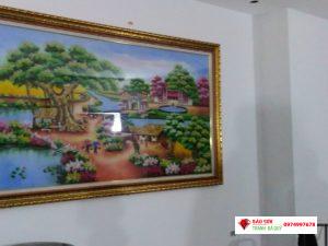 Tranh đá quý đồng quê