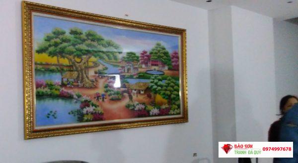 Tranh đá quý đồng quê