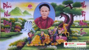 Tranh đá quý mừng thọ