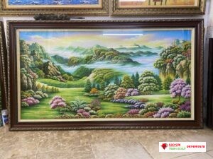 Tranh đá quý mệnh thổ