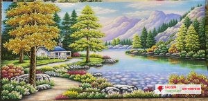 Tranh đá quý phong cảnh châu âu