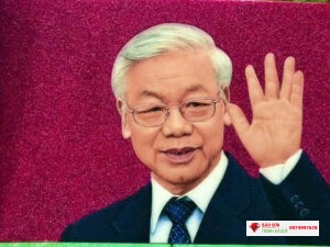 Tranh đá quý chân dung Bác Trọng