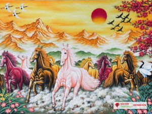 Tranh đá quý mã đáo thành công 05