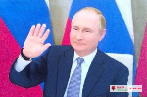 Tranh đá quý chân dung tổng tống Nga Putin